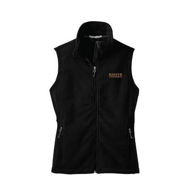 Bastyr Fleece Vest with Tumeric Logo Womens
