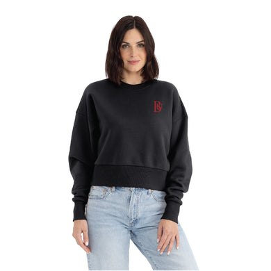 Bastyr Embroidered Crewneck Sweatshirt Womens