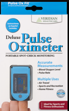 Pulse Oximeter OLED with lanyard and storage case