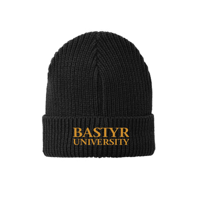Bastyr Watch Cap Beanie - Turmeric Logo