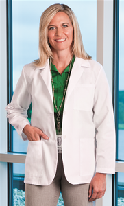 White Coat - Embroidered