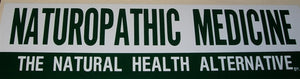 Naturopathic Medicine Bumper Sticker
