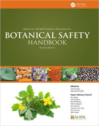 Botanical Safety Handbook, 2nd ed. (AHPA)