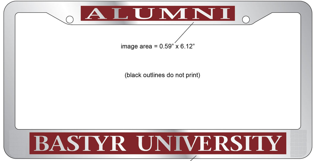 Bastyr University ALUMNI License Plate Frame