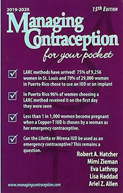 Managing Contraception: for your pocket 2019-2020