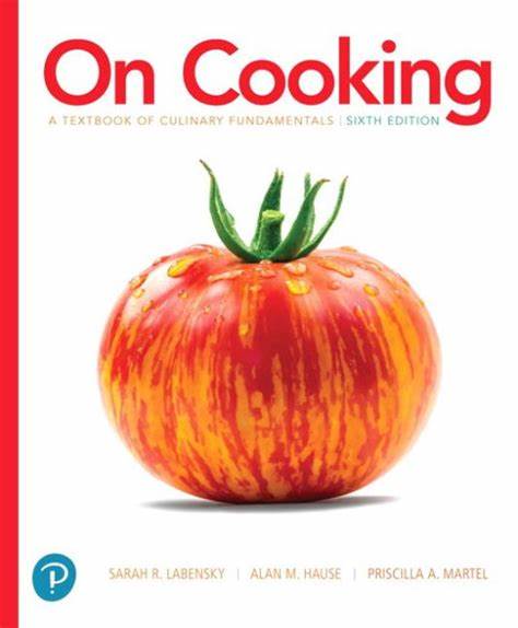 On Cooking, sixth edition