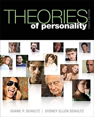 Theories of Personality, 10th ed. USED